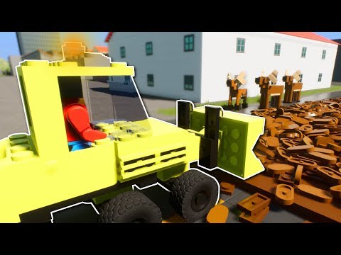 GROSS JOBS IN LEGO CITY? - Brick Rigs Multiplayer Gameplay - Lego City Roleplay