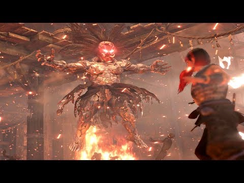 Nioh 2 - Enenra Boss Fight #2 No Damage (NioH 2 2020 PS4 Pro) No Commentary