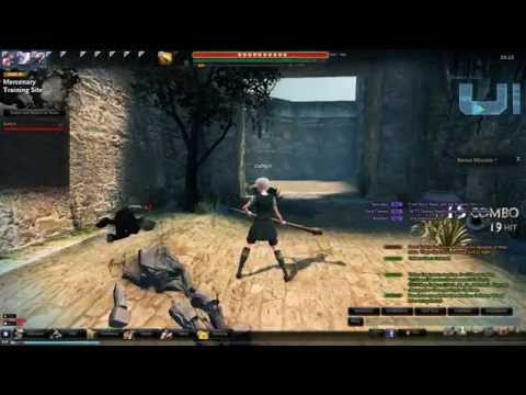 Vindictus mercenary taining site with Evie