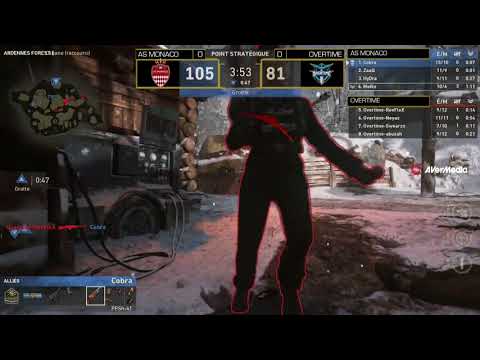 AS Monaco eSport Vs Overtime : Playoffs du Championnat European Challenger ( 1/4 de Finale )