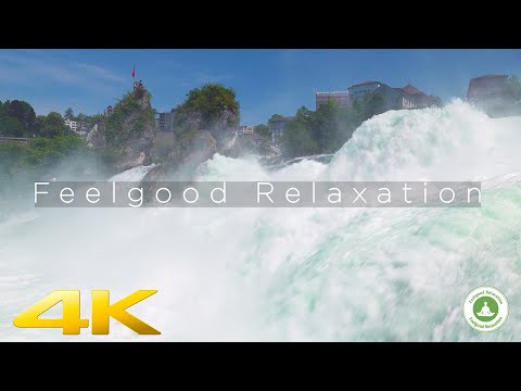 Rhine Falls Schaffhausen Switzerland 4K 10h epic original Sound