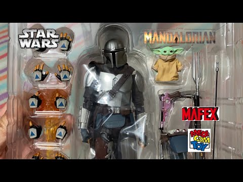 The Mandalorian Mafex 129 Unboxing & Posing