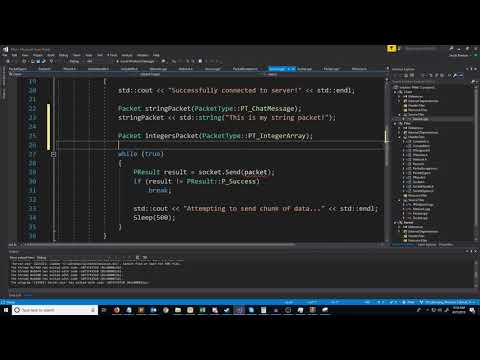 C++ Blocking Sockets Networking [Winsock] Tutorial 16: Packet Types