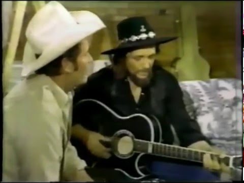 James Garner and Waylon Jennings in 1980