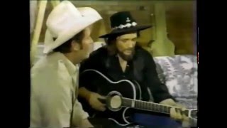 James Garner and Waylon Jennings in 1980