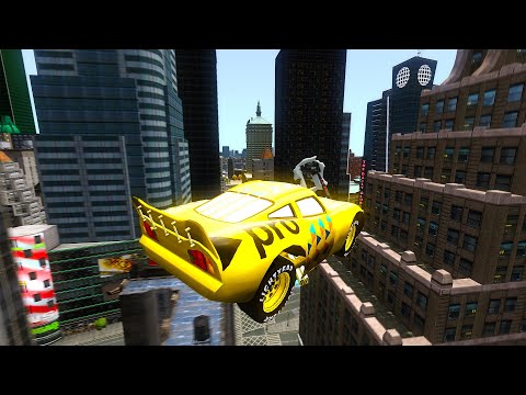 Crazy Lightning McQueen PRO Crashes - GTA 4 Real Car Crashes Ep.16