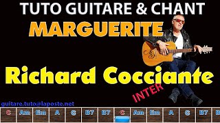 Tuto guitare chant Richard Cocciante Marguerite