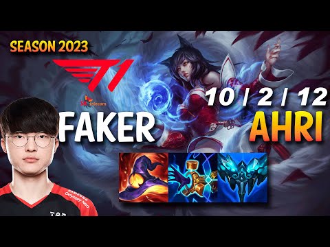 T1 Faker AHRI vs NEEKO Mid - KR Ranked
