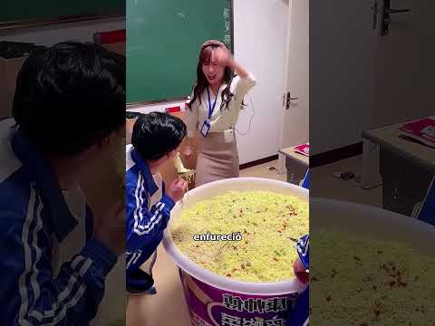 La profesora se quedó sin palabras