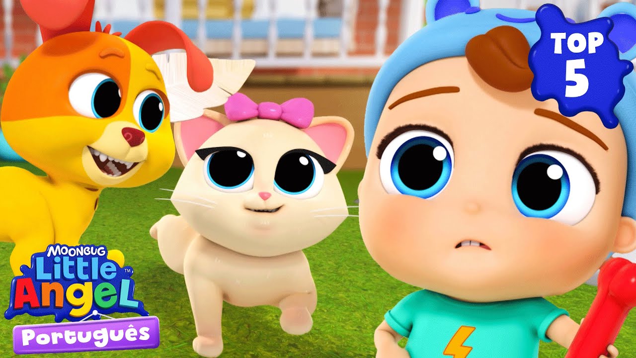 Top 5 canções do Bingo 🐶 Little Angel Brasil | Músicas Infantis em Português