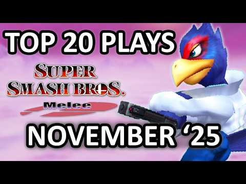 Top 20 SSBM Plays of November 2025 - Super Smash Bros. Melee