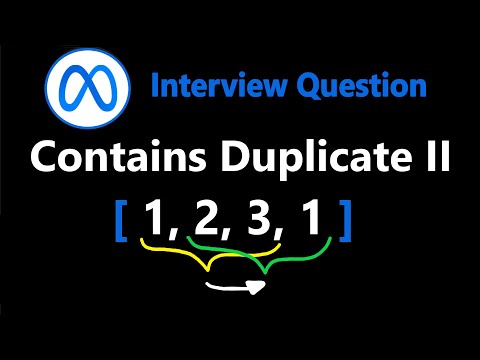 Contains Duplicate II - Leetcode 219 - Python