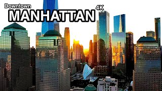 New York City Downtown Manhattan Screensaver 4K City Wallpaper HD