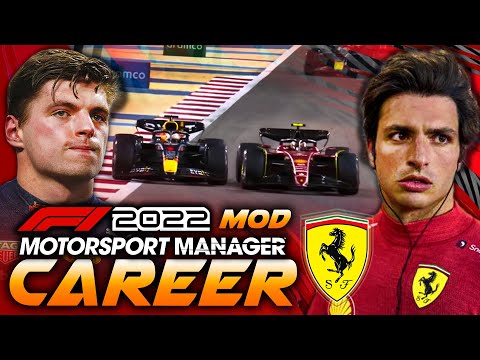 F1 2022 MOD FERRARI MANAGER CAREER! SAINZ VS VERSTAPPEN! OUR BEST & BOLDEST STRATEGY CALLS YET!
