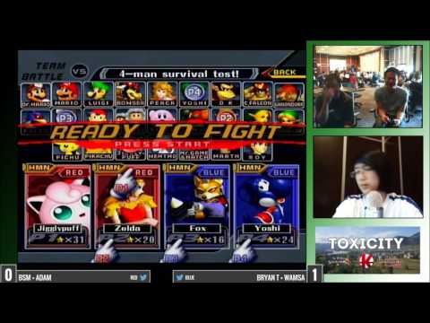 Toxicity 2016 Melee - bSM + Adam vs Bryan T + Wamsa - LR4