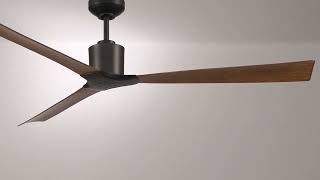 1_Watch A Video About the Casa Vieja Lume Matte Black and Koa Damp Ceiling Fan with Remote