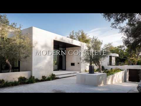 Modern Concrete Luxury House Tour | Clean Minimalist Architecture That Feels Timeless