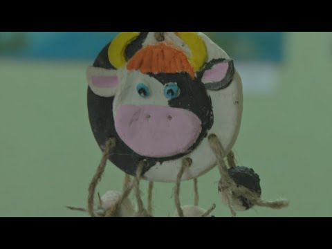 Арт позитив | Бычок из соленого теста