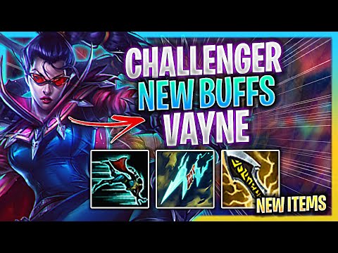 KOREAN CHALLENGER TRIES VAYNE WITH NEW BUFFS! | 🔥NEW ITEMS🔥 Challenger Plays Vayne ADC vs Kai'sa!