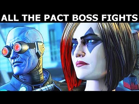 All The Pact Boss Fights - BATMAN Season 2 The Enemy Within Episode 4: What Ails You