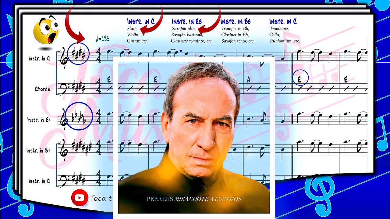 🎶 Me llamas - José Luis Perales | Partitura para varios instrumentos
