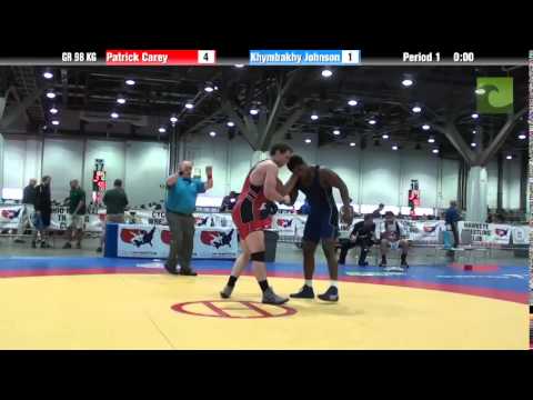 Greco GR 98 KG - Patrick Carey vs. Khymbakhy Johnson