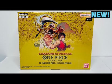 NEW Special Cards! | Opening One Piece TCG OP04 Kingdoms of Intrigue Booster Box!