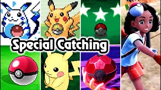 Pokémon Games : Evolution of Catching Animations ⁴ᴷ (1996 - 2022)