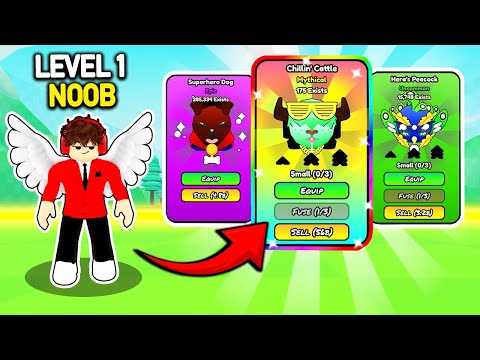 Starting Over as NOOB with STRONGEST Pet in Fly to SPACE ! (Roblox)