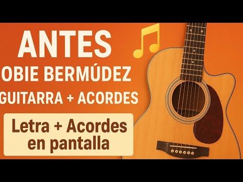 Antes - Obie Bermudez