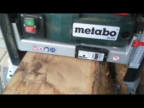 Metabo DH 330 wood test