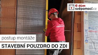 Montáž dveřního pouzdra pro posuvné dveře do zděné příčky