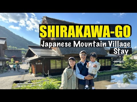 Shirakawa-go Japanese Village Hotels & Street View in the Mountains