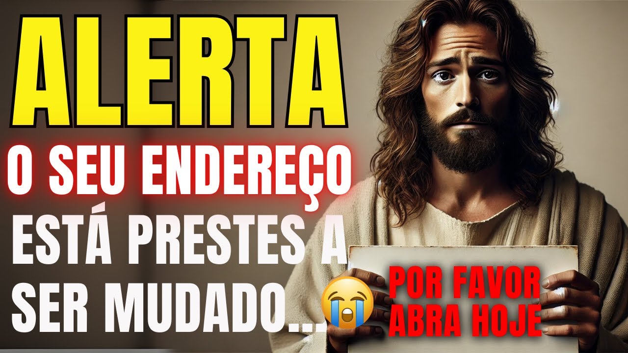 DEUS DIZ: PARE O QUE ESTIVER FAZENDO E ME ESCUTE AGORA!