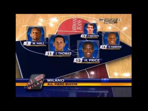 ITALIAN LEGA A: 2009 playoff finals - Armani Jeans Olimpia Milano vs Montepaschi Siena (game 4)