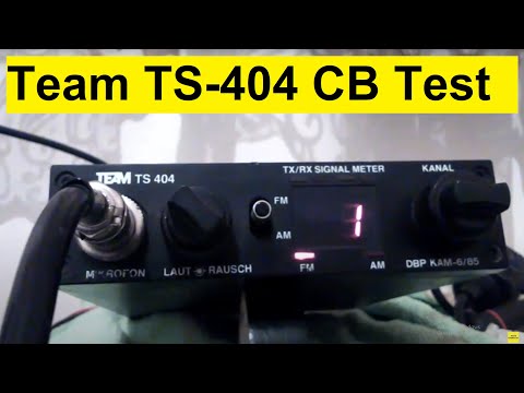 Team TS-404 CB Radio Test
