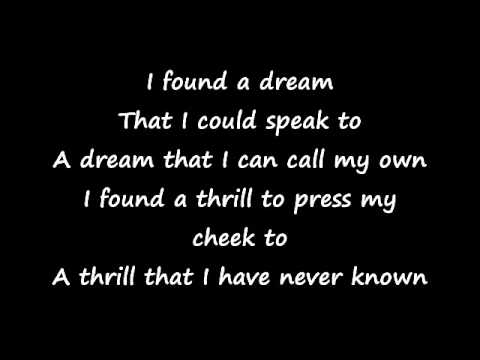 Celine Dion- At Last Lyrics