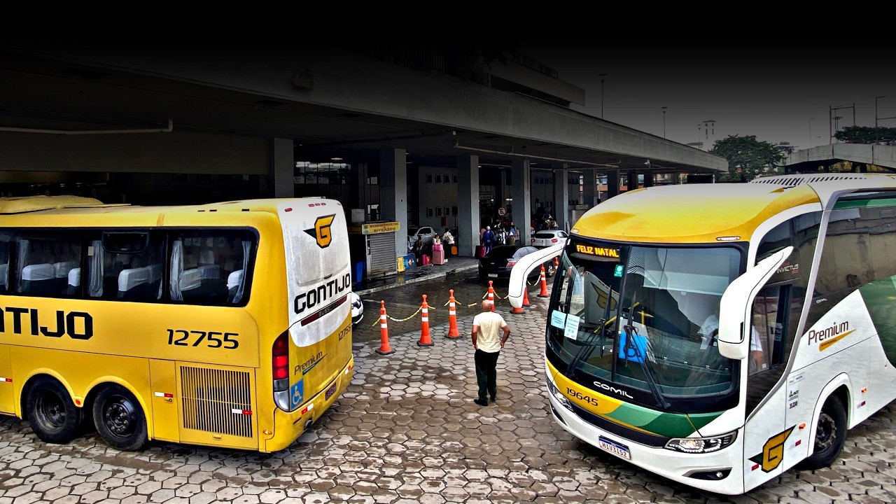 BELO HORIZONTE BUS STATION NEW YEAR'S EVE 2025 | LARGE BUS TRAFFIC