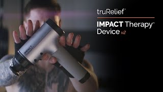 truRelief™ Impact Therapy™ Percussive Massage Gun (Orange)