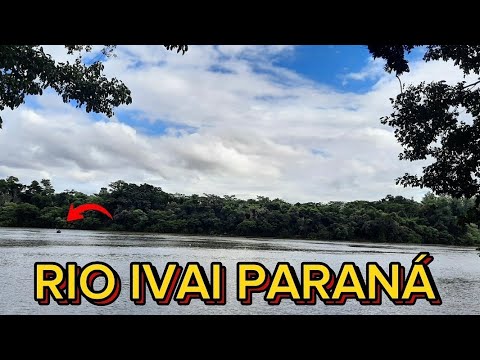 Fomos fazer uma pescaria no rio ivai Paraná, ponto novo deu ruim 😔