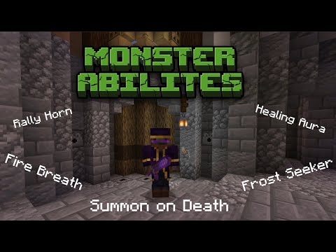 Custom Monster Command Block Abilities! (Minecraft Bedrock Tutorial)