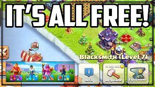 The FREE Clash of Clans Account - FREE Hero Equipment! No Cash Clash #294