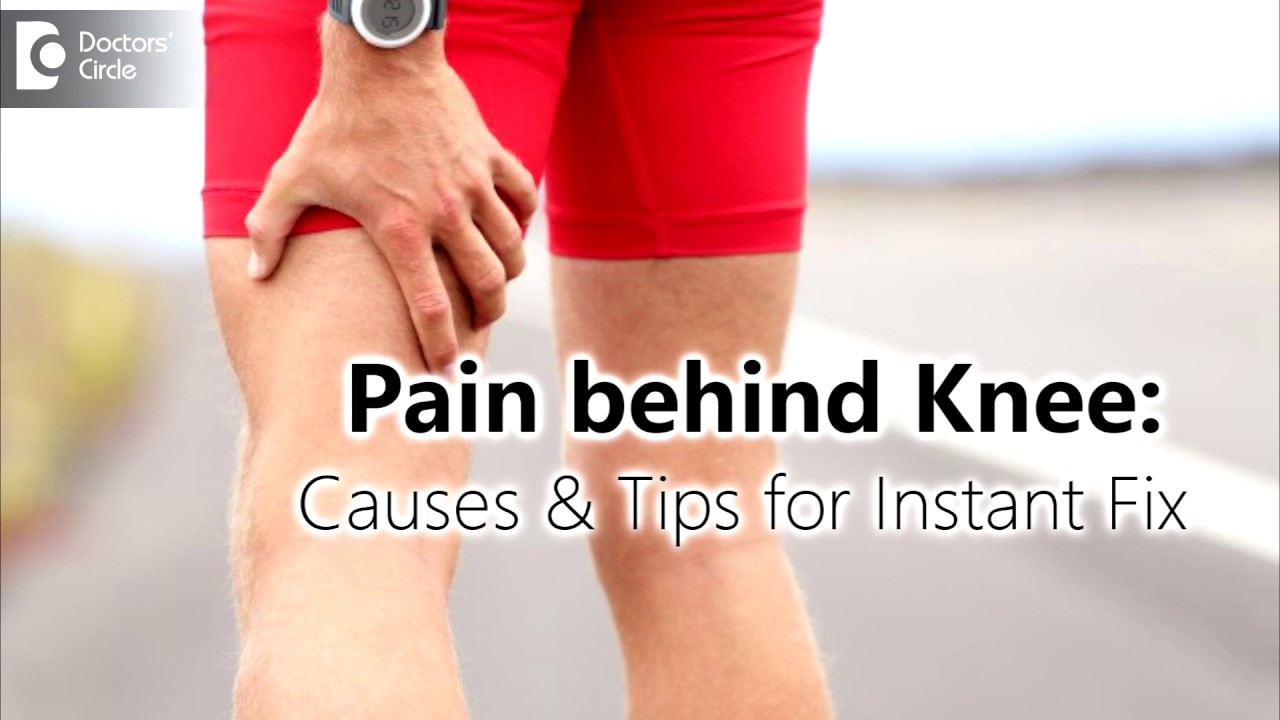 Can calf strain cause pain behind the knee?