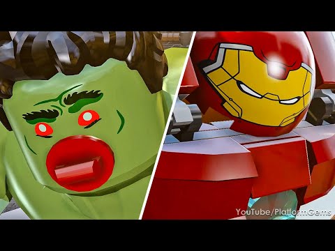 LEGO Marvel's Avengers - Hulk vs Hulkbuster Fight Scene (Age of Ultron) [4K]