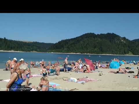 Niedzica jezioro i plaża 2022