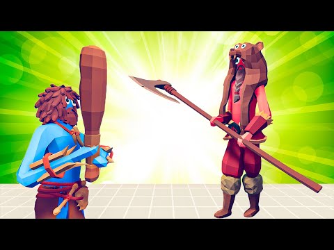 🔥JARL 🗡 vs 👹 CLUBBER ARMY - Totally Accurate Battle Simulator TABS