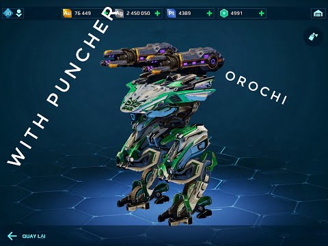 War robots: Orochi with Puncher||🤠🤠
