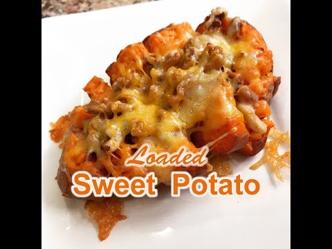 Savory Loaded Sweet Potato Recipe With Walnuts and...