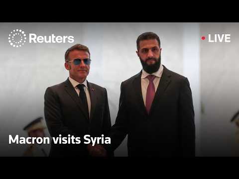 Video Thumbnail: LIVE: French President Emmanuel Macron visits Syria