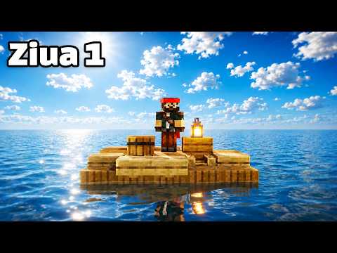 Pot Supravietui pe o PLUTA in Mijlocul Oceanului in Minecraft Hardcore?!